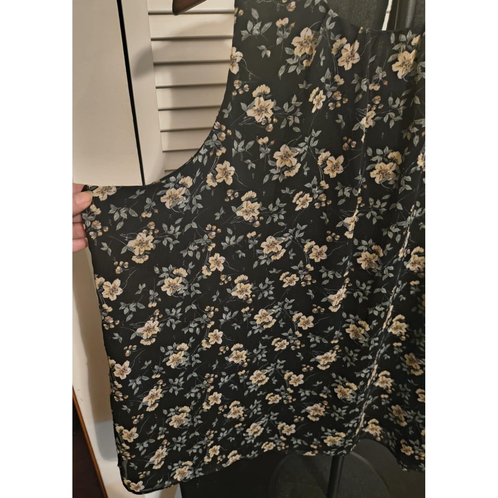 Vince Camuto High Neck Sleeveless Top Women's XL Rich Black NWT - Picture 7 of 14